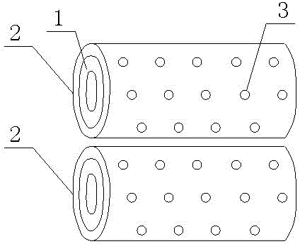 Roller for paper machining machine