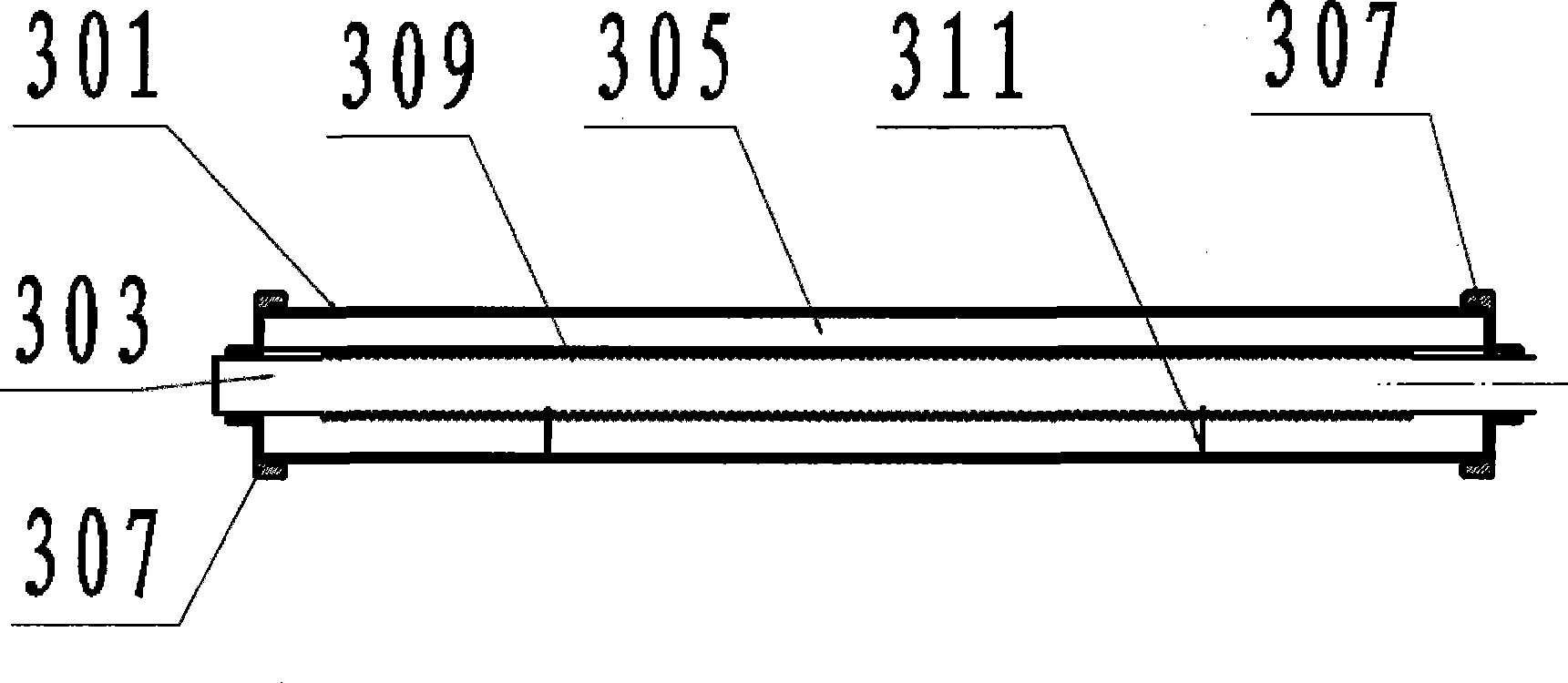 Solar heat absorption pipe and production method thereof