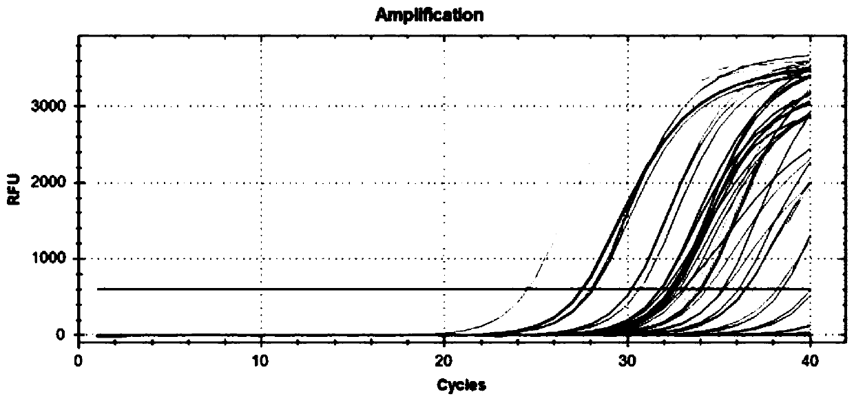 Breast cancer 21 genetic test reagent kit and application method thereof