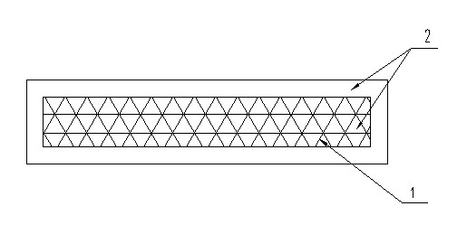 Special flat dragging tape for plastic-wrapping carbon fiber elevator