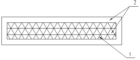 Special flat dragging tape for plastic-wrapping carbon fiber elevator