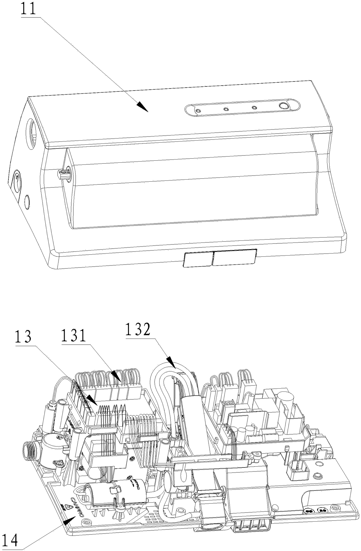 Intelligent pedestal pan cover plate