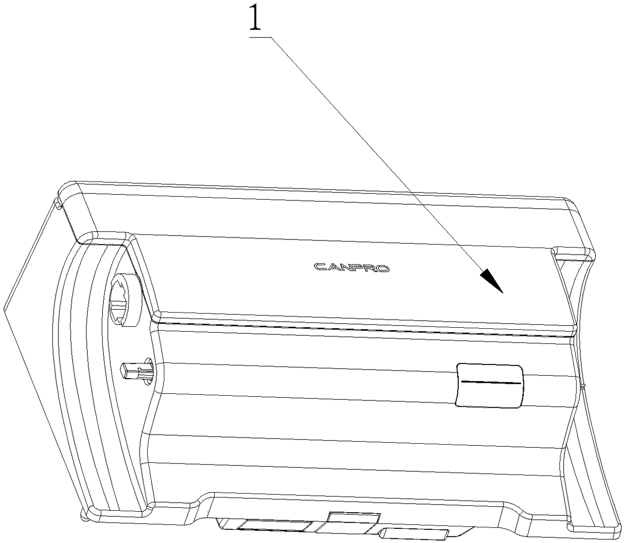 Intelligent pedestal pan cover plate