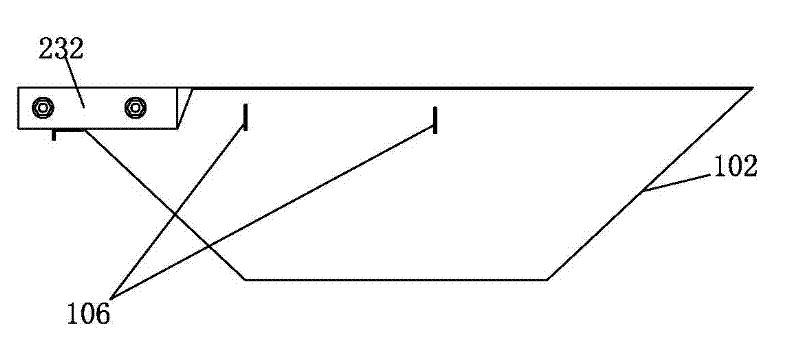 A feeding tray of an automatic feeding device