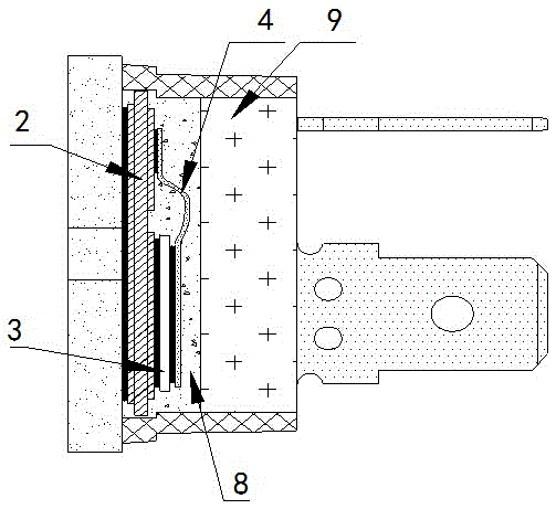 High-power thyristor package structure and manufacturing method thereof