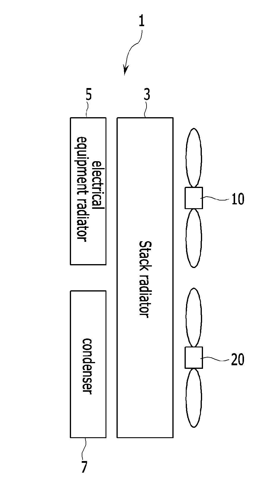 Cooling fan control method for vehicle