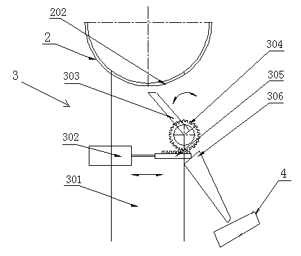 Full-automatic sampling machine for coal sample