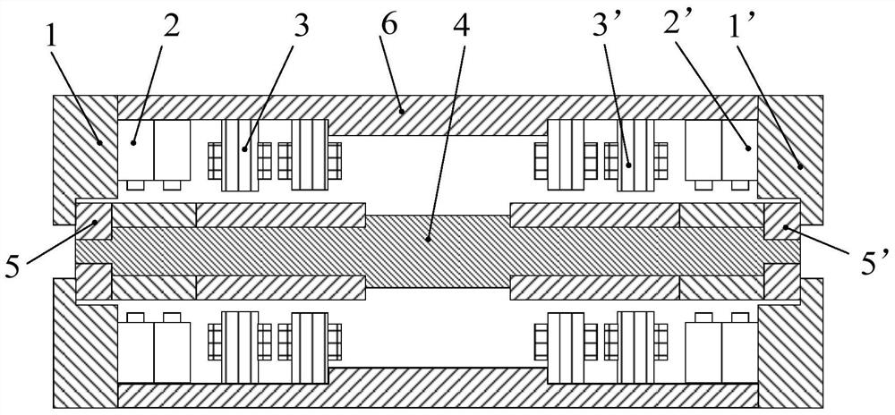 A self-contained active radial drive device for medical use