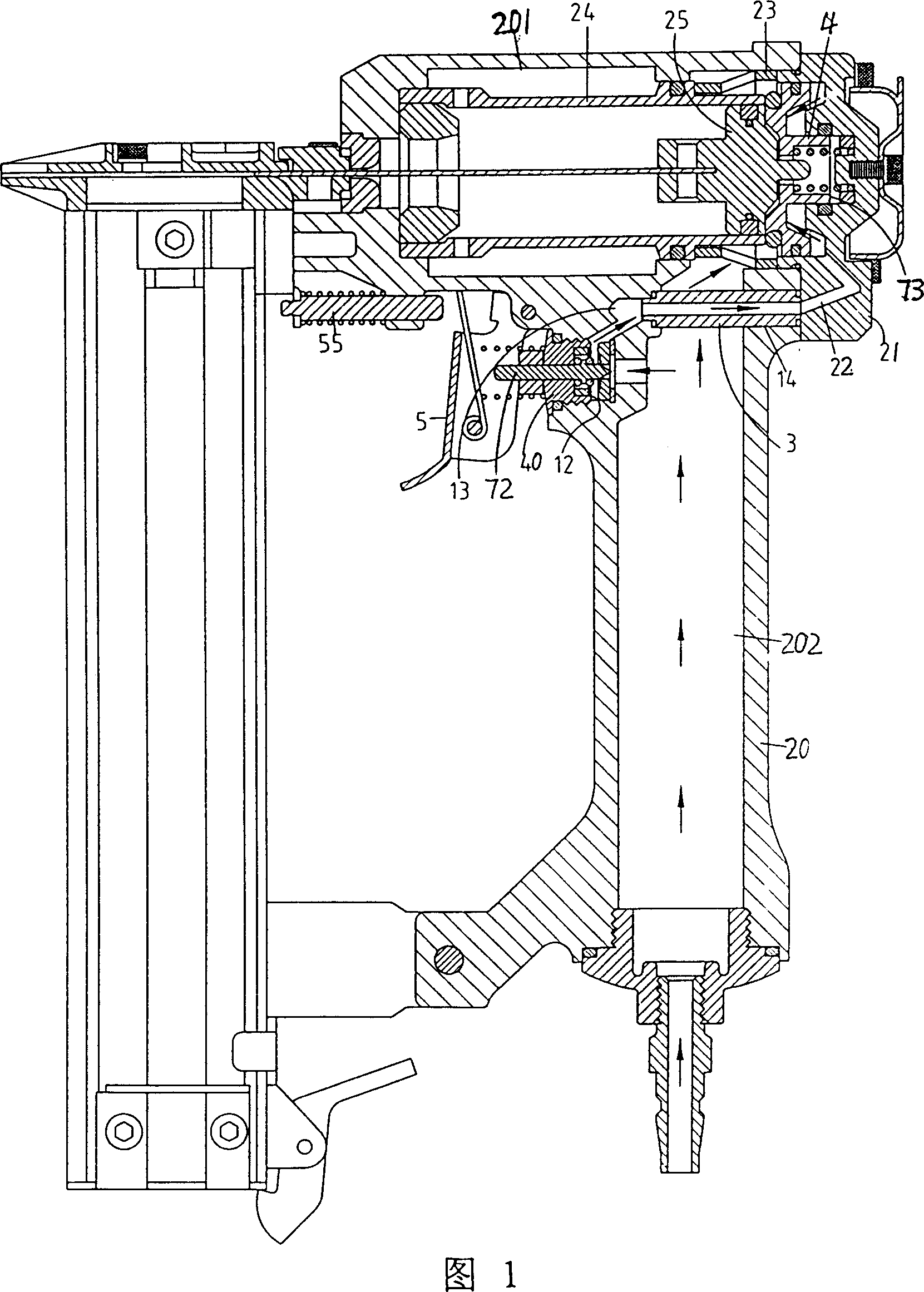 Electronic control nailer