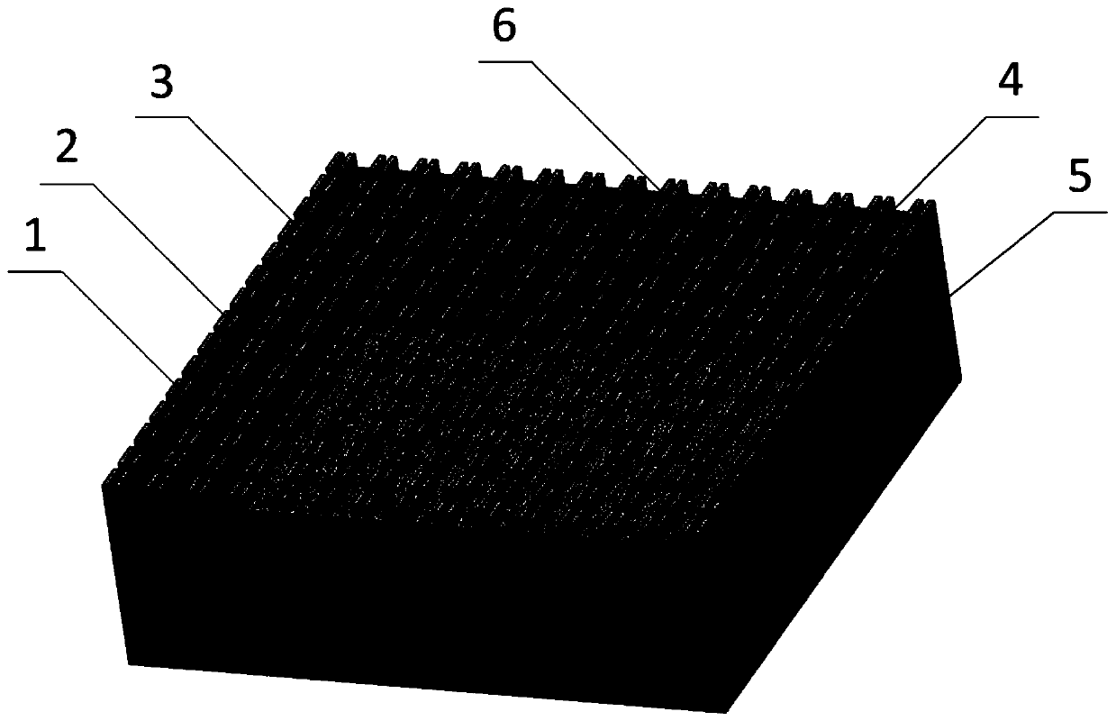 Micro-scale collaborative surface structure for enhancing boiling heat transfer