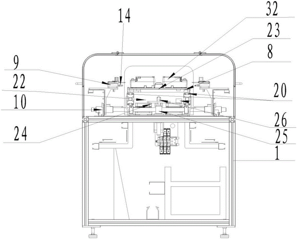 Single-phase electric energy meter debugging device