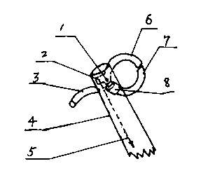 High-voltage brake pull-rod capable of measuring temperature and load current