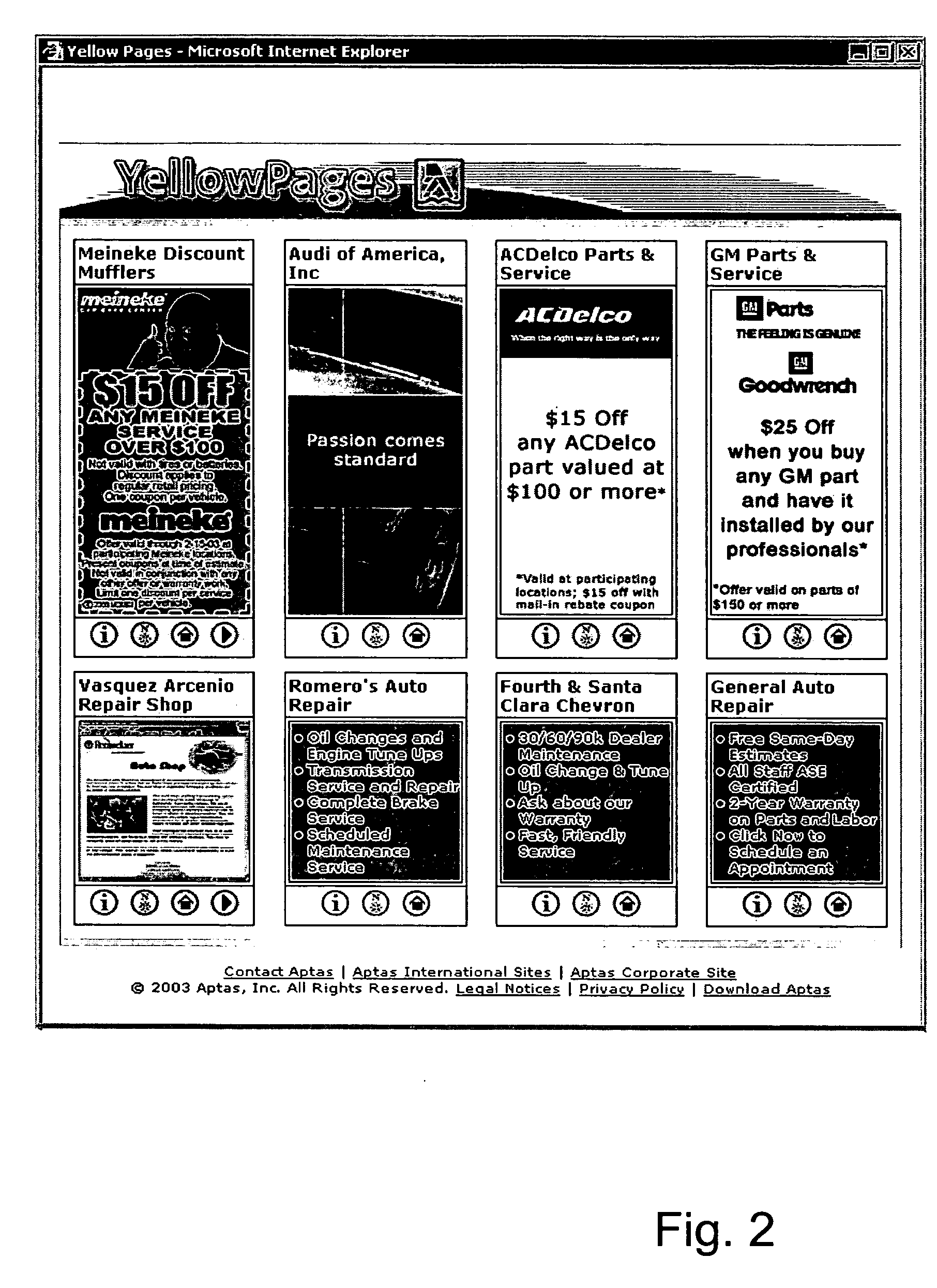 System and method for mining and searching localized business-marketing and informational data