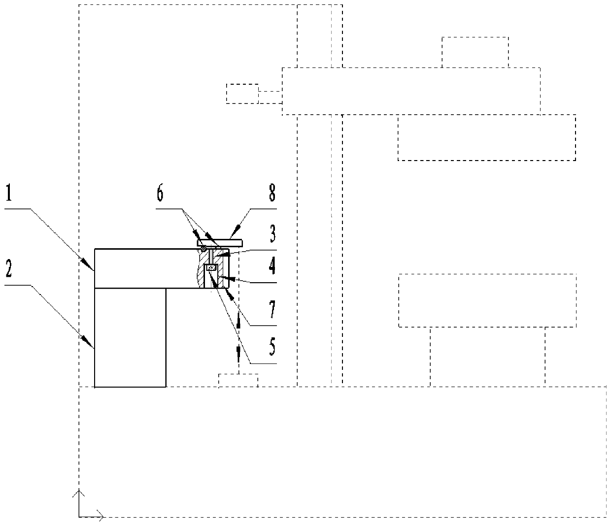 Calibration device and method for laser displacement measurement system