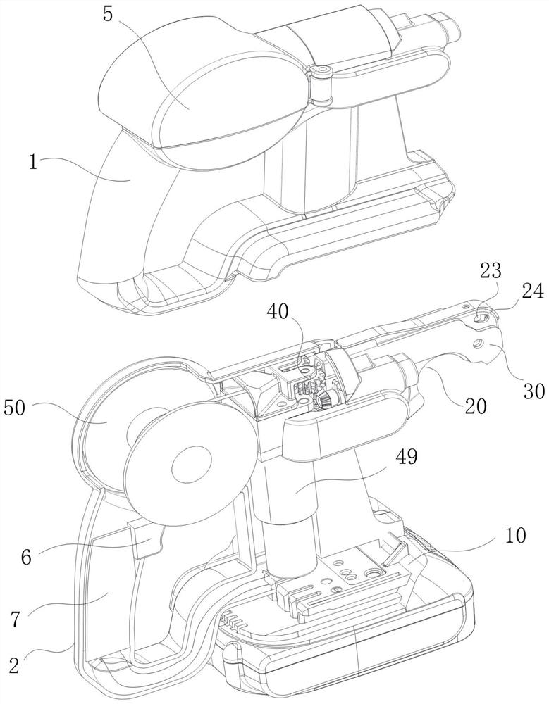 Binding method of intelligent binding machine