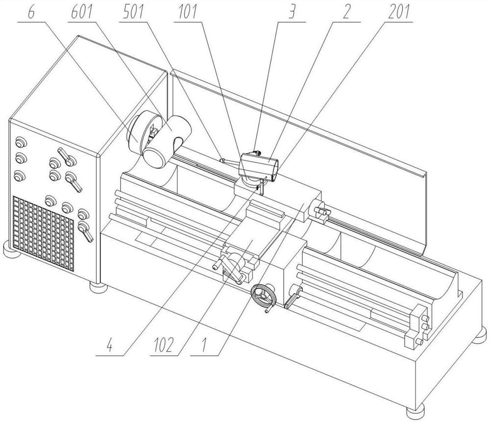 Special-shaped hole chamfering deburring device