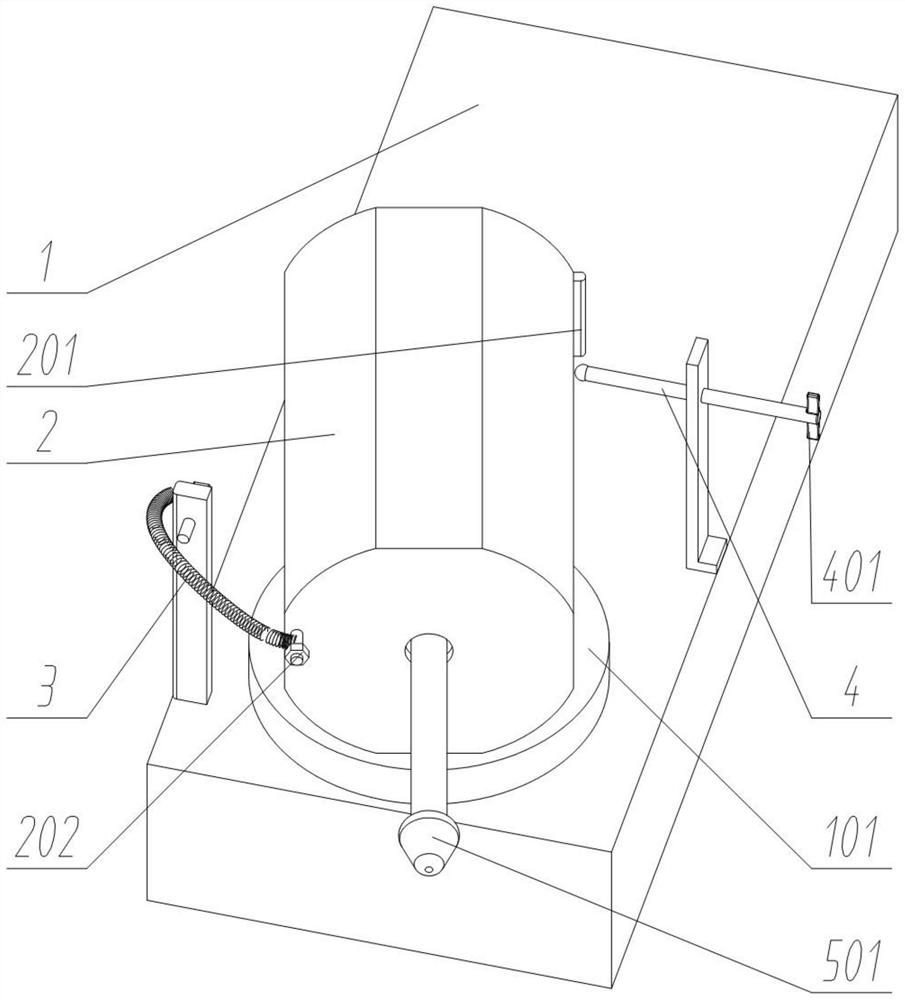 Special-shaped hole chamfering deburring device