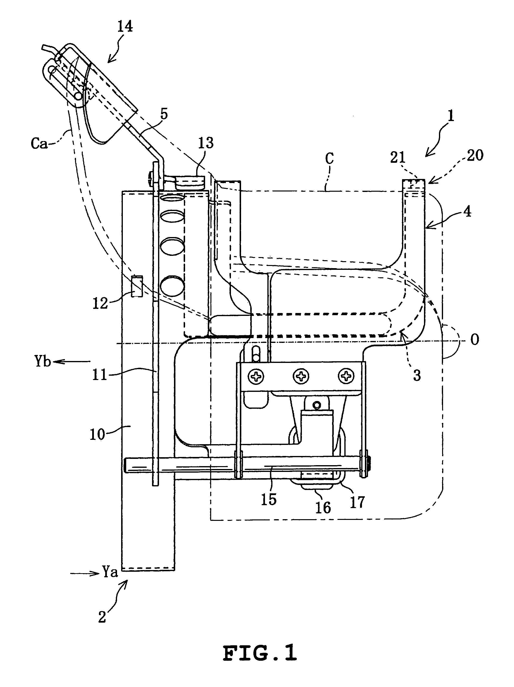 Cap frame and cap-frame setting frame