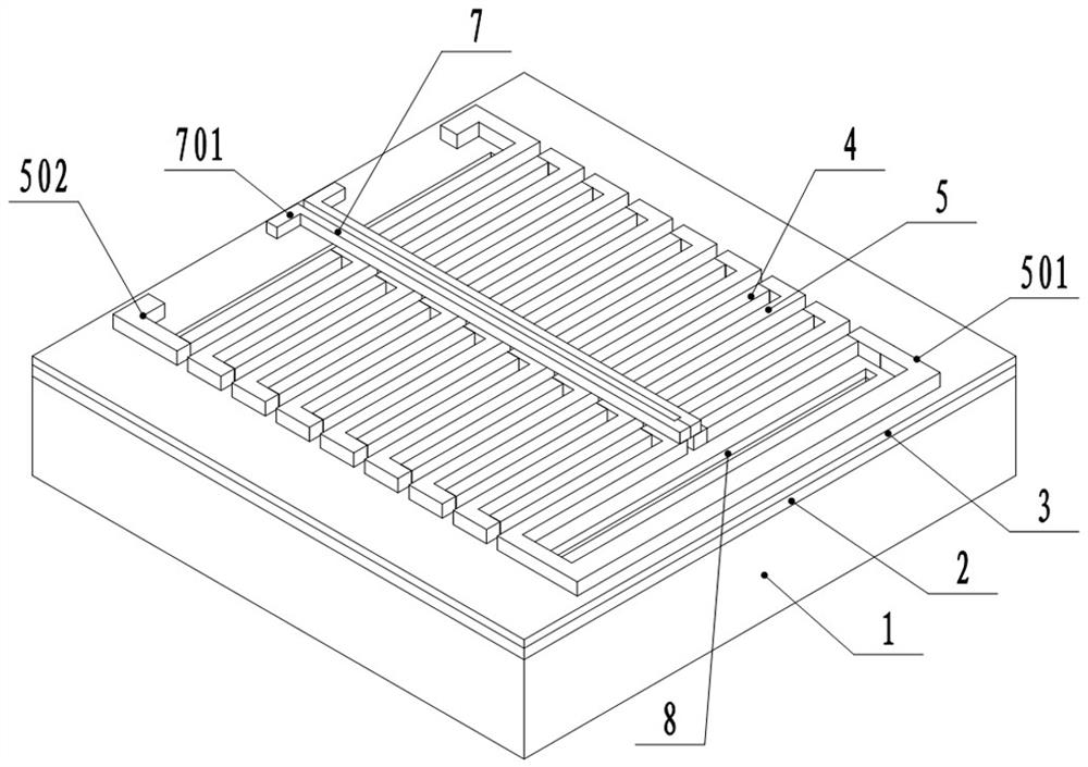 Thermopile infrared detector and preparation method thereof