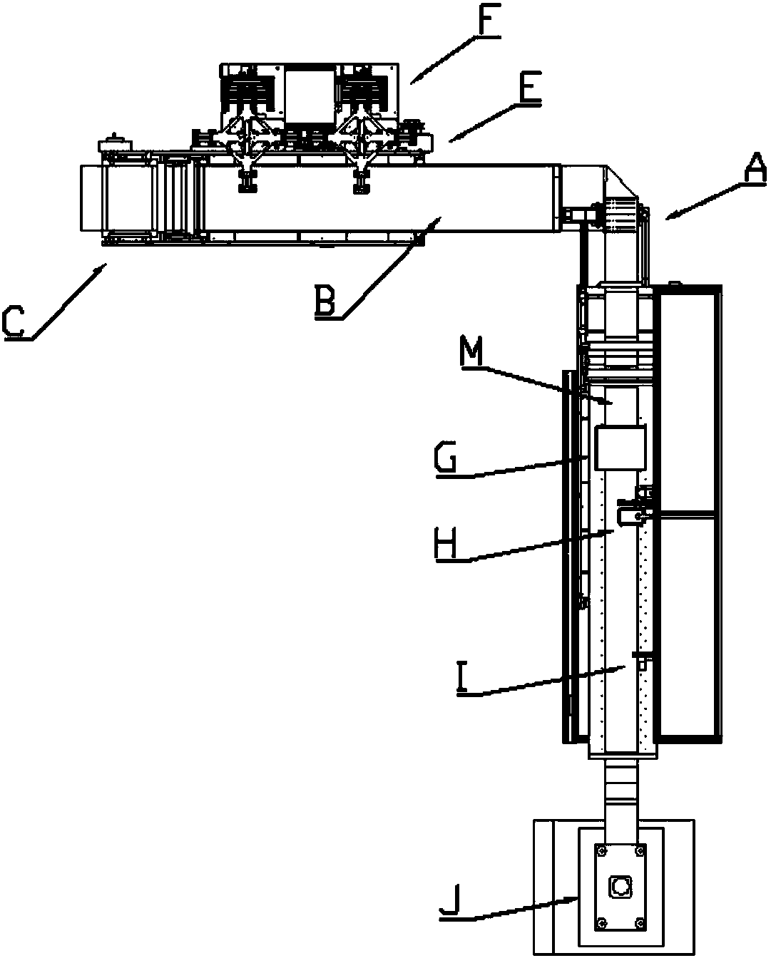 A vertical arrangement electronic ticket processing equipment