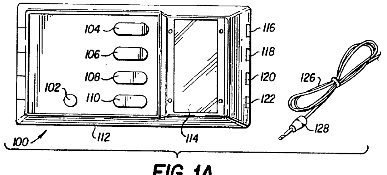 Portable muscle stimulator with pulse width control