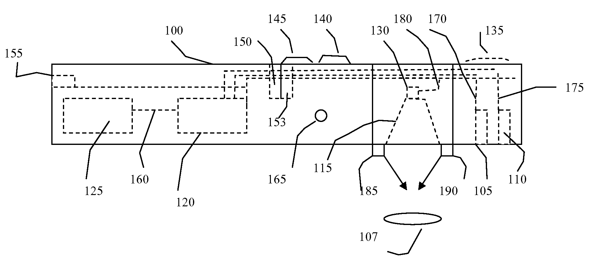 Portable touchless vital sign acquisition device