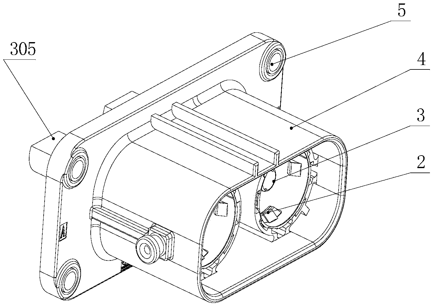 High voltage belt shielding power socket