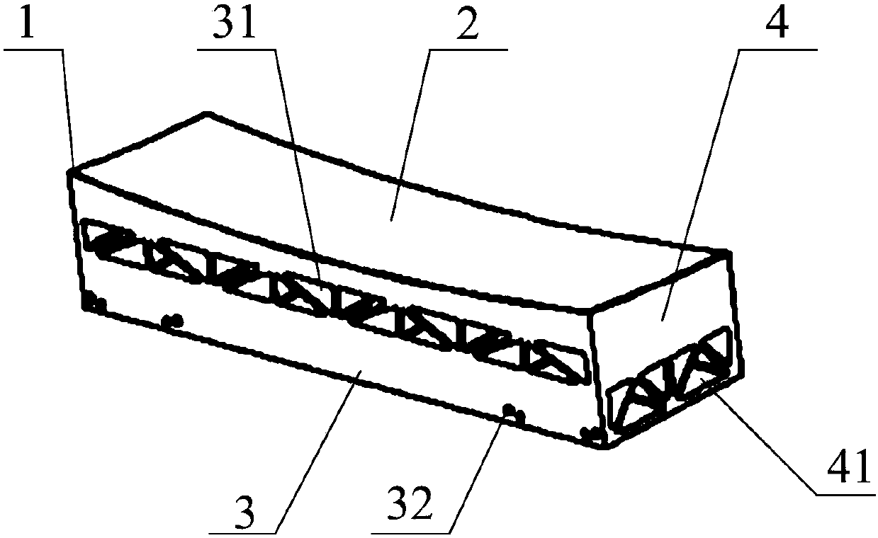 A space high light weight rate aluminum-based reflector and its processing method