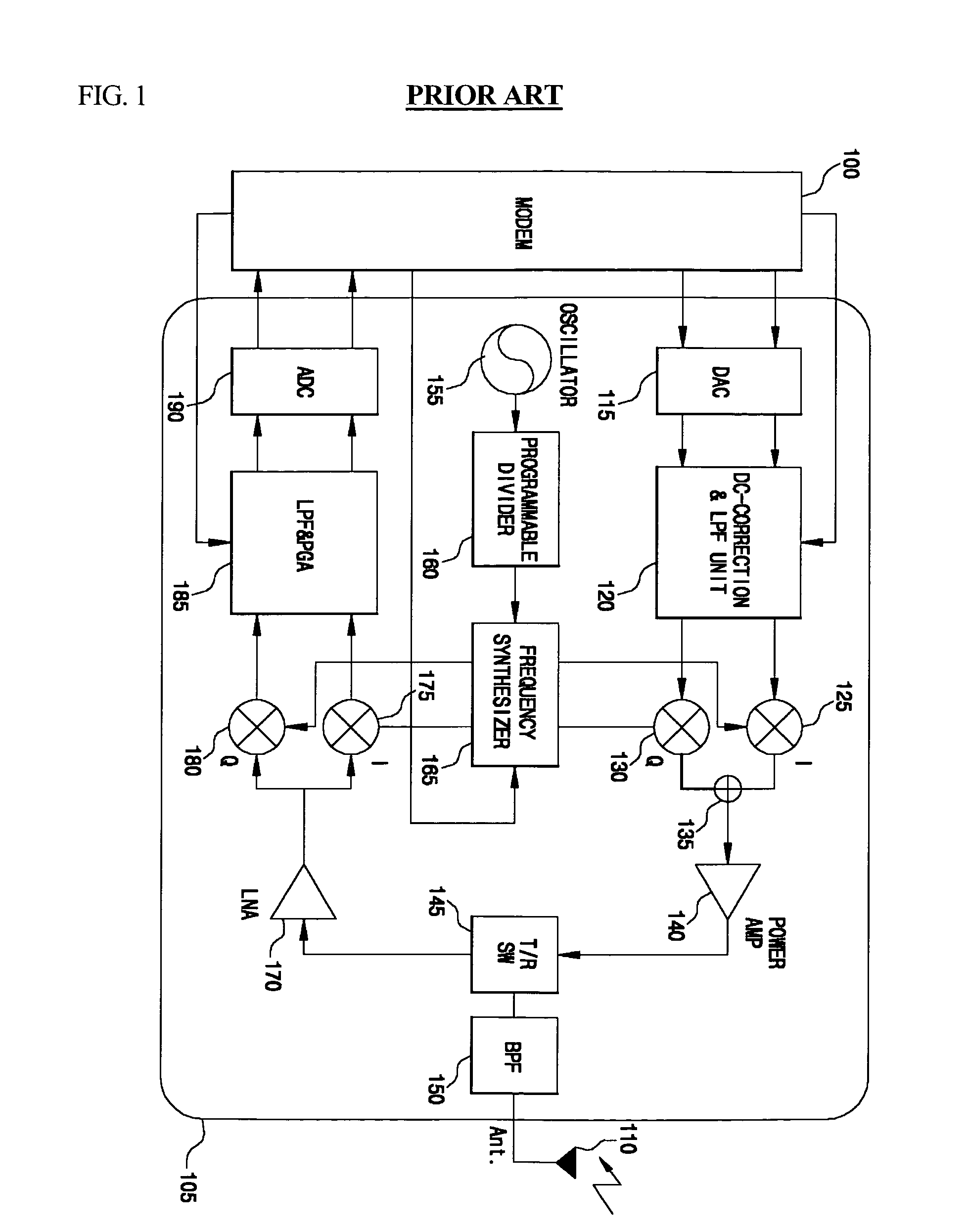 Multi-standard transceiver for supporting wireless communications in 2.3-2.4 GHz band