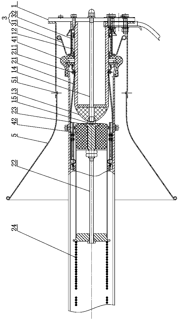 Switching-on mechanism of high-voltage isolation switch