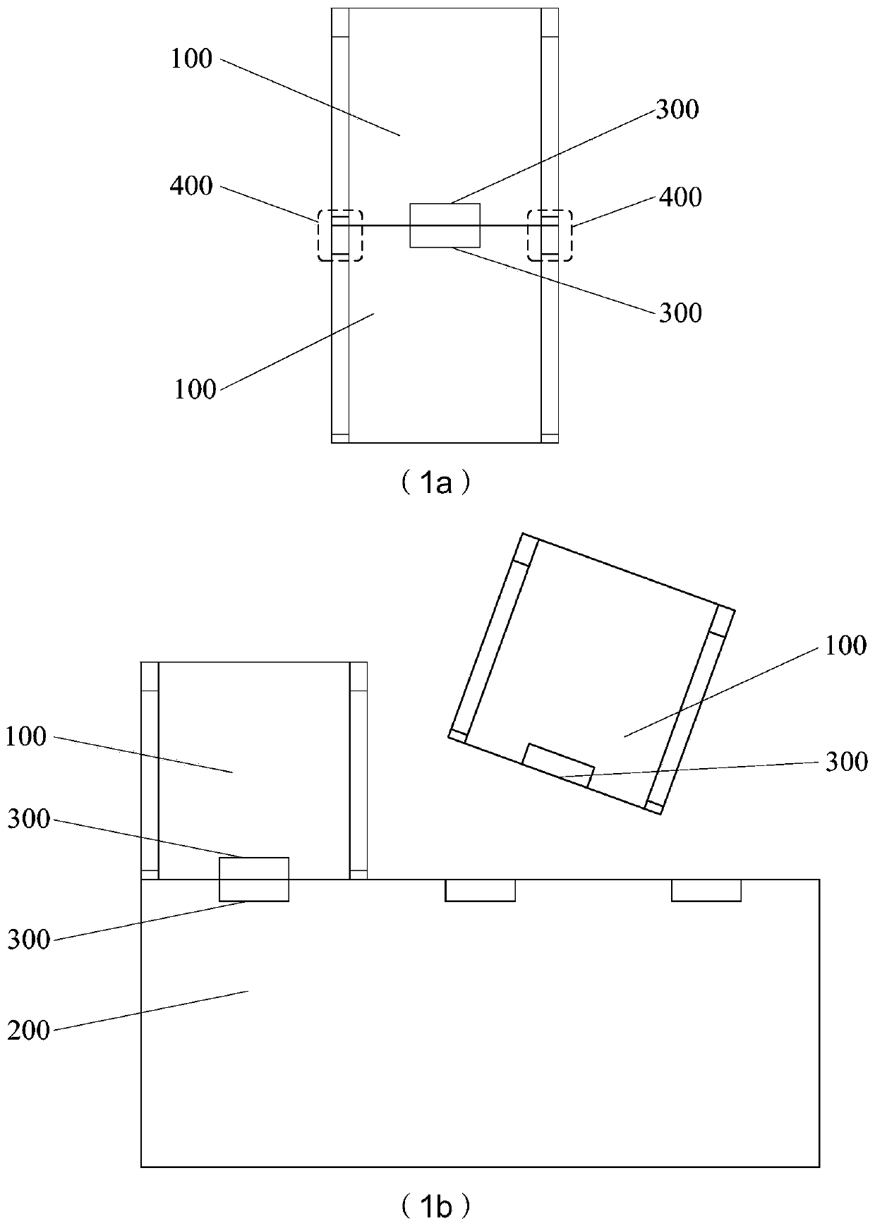 A repeatable connection and separation device and a fastening and separation device for modular spacecraft