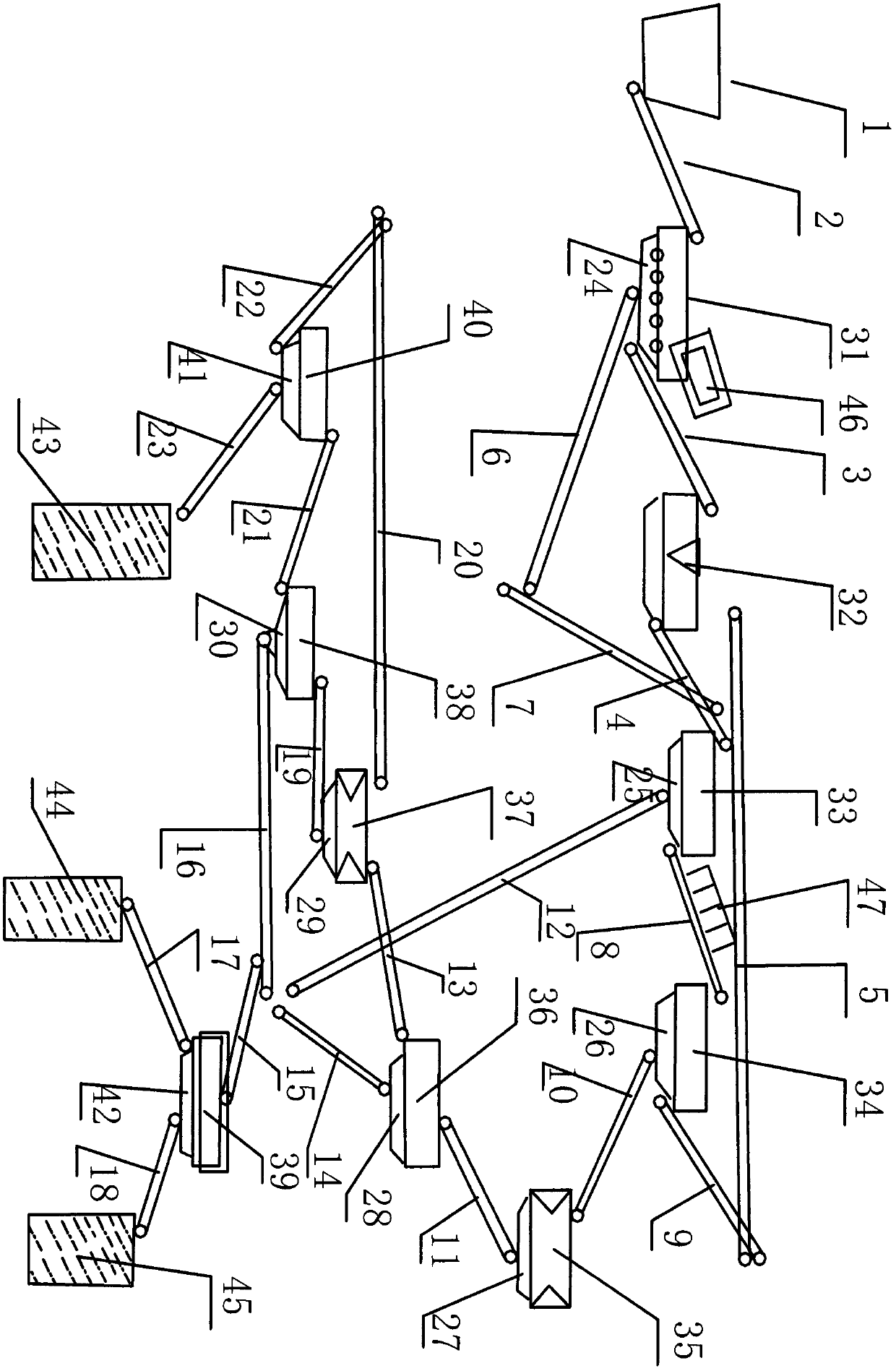 Construction waste separating, recycling and reutilizing system and technique