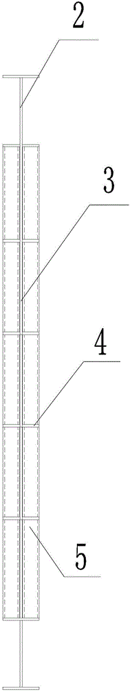 Anti-buckling steel plate seismic shear wall provided with stiffening ribs