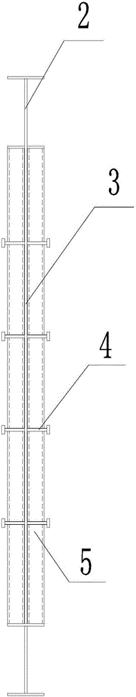 Anti-buckling steel plate seismic shear wall provided with stiffening ribs