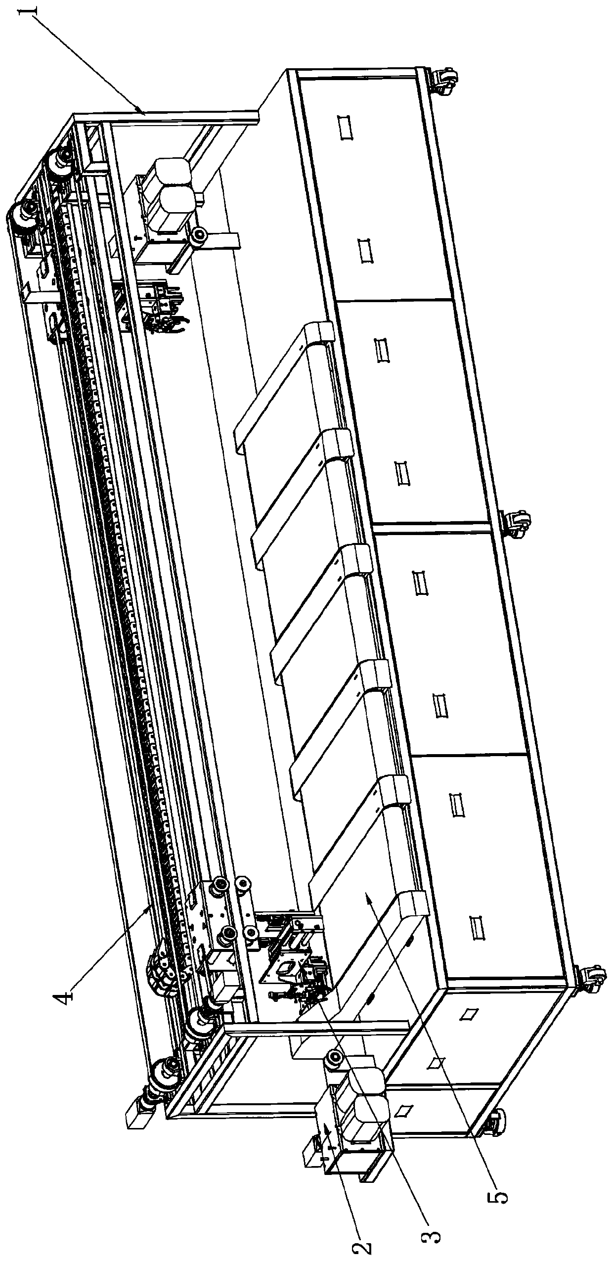 Automatic cutting machine for fiber yarns