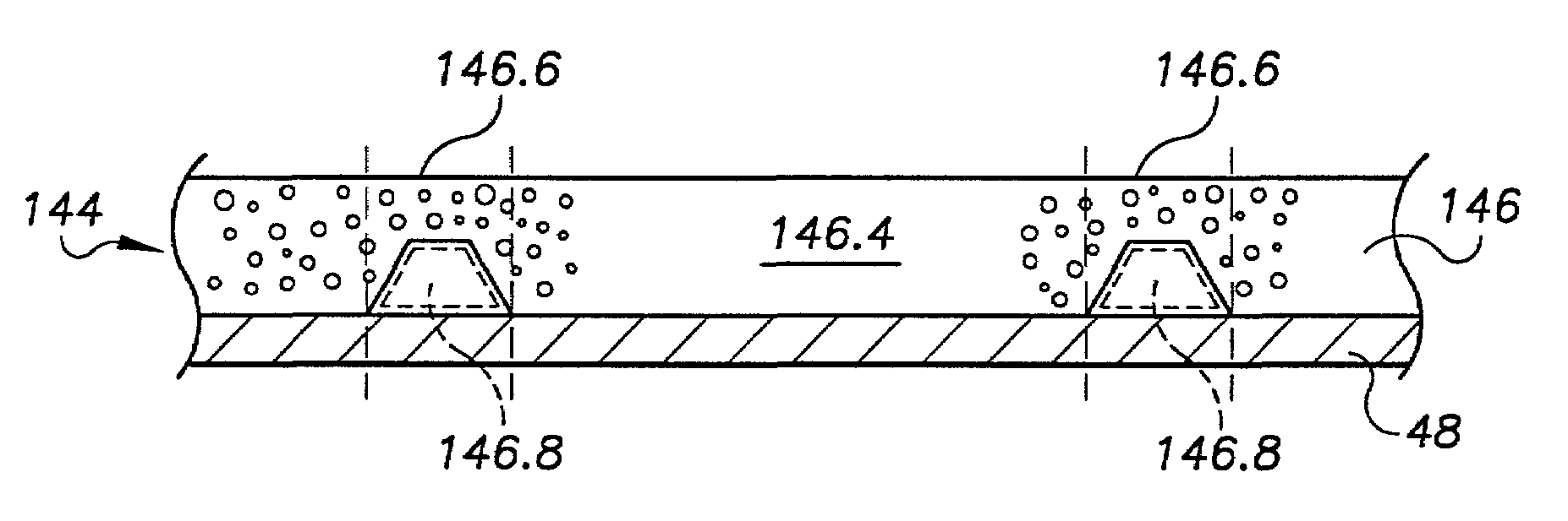 Fuel cell with variable porosity gas distribution layers