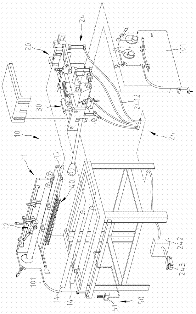 Guide device of woodworking machine