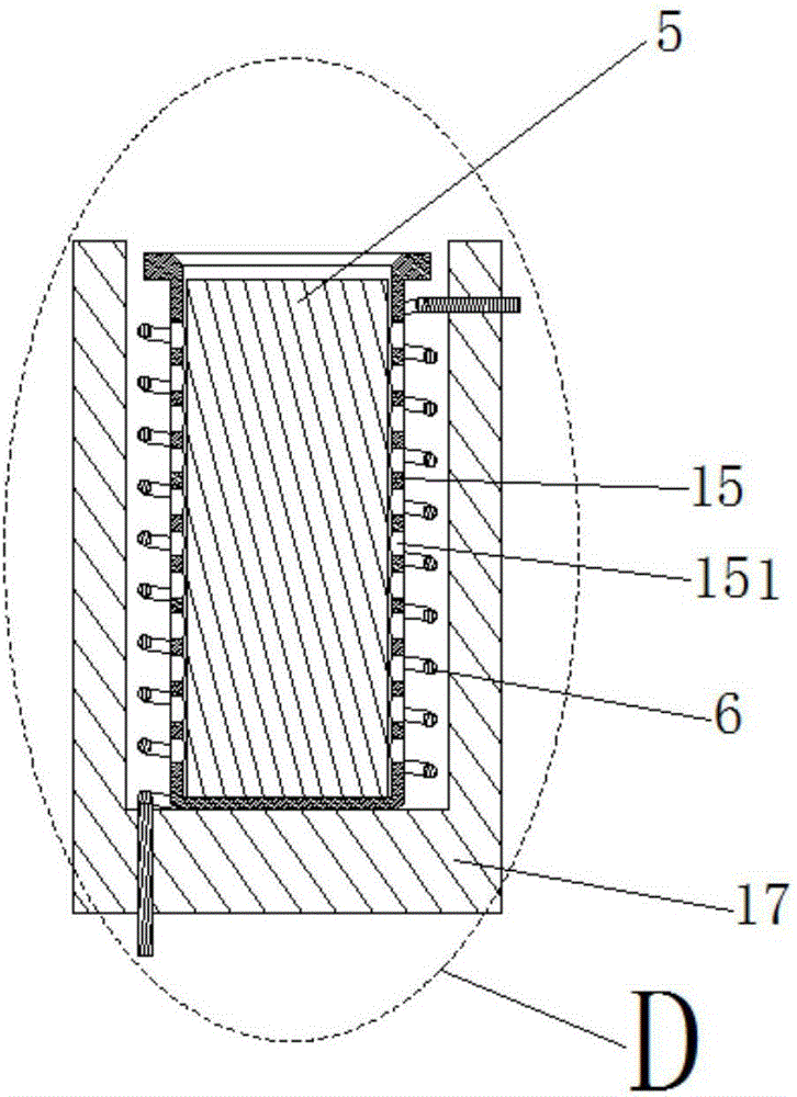 Press type air injection device