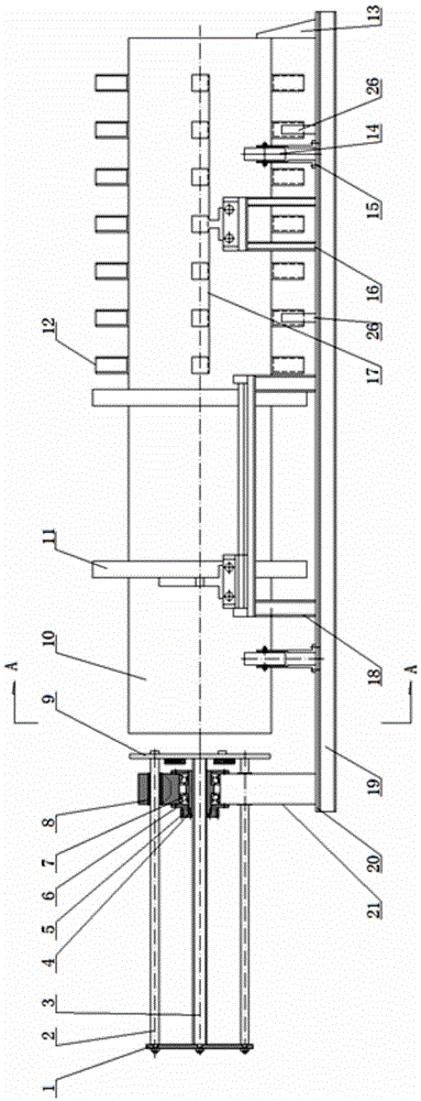 A rice and wheat harvester threshing drum multi-process automatic welding tool