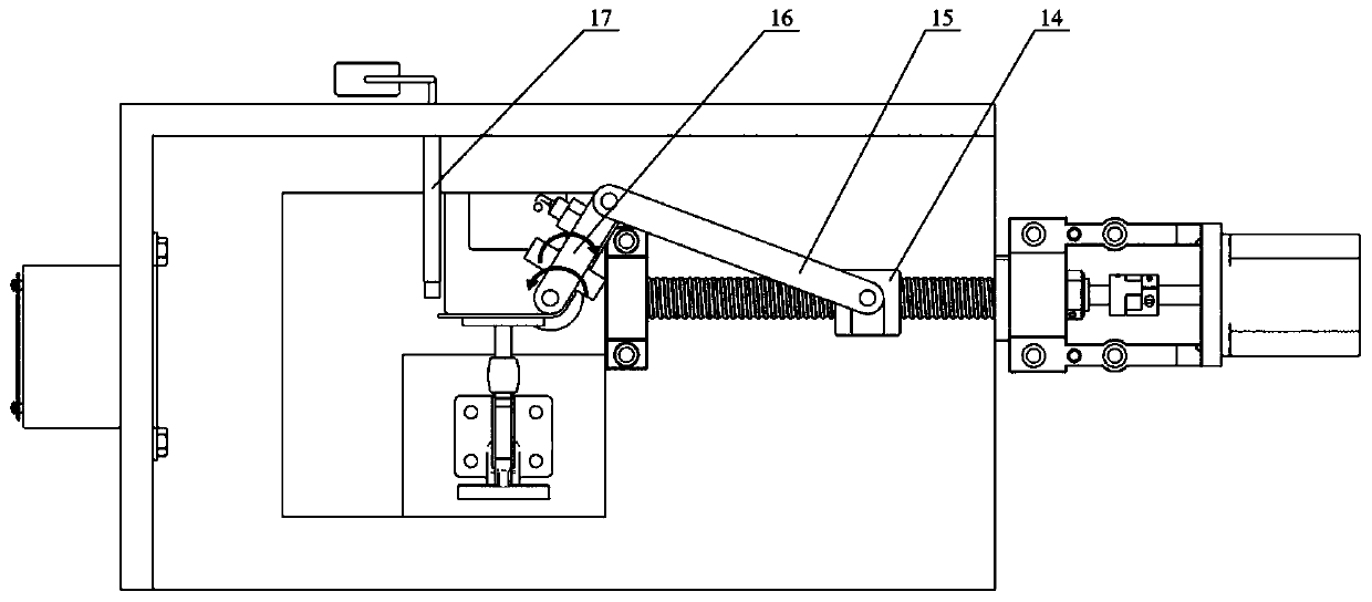 Device for testing shape memory performance of thermal response material based on bending deformation method