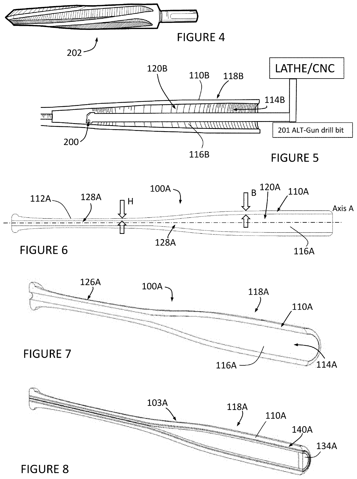 Hybrid baseball bat and construction methods