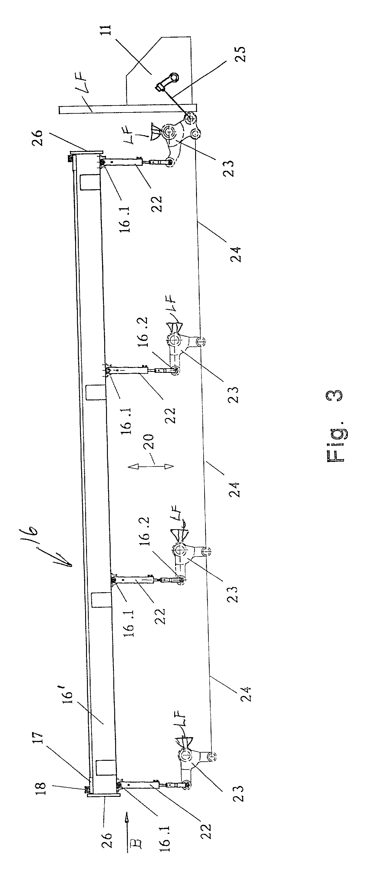 Weaving loom for producing a leno fabric