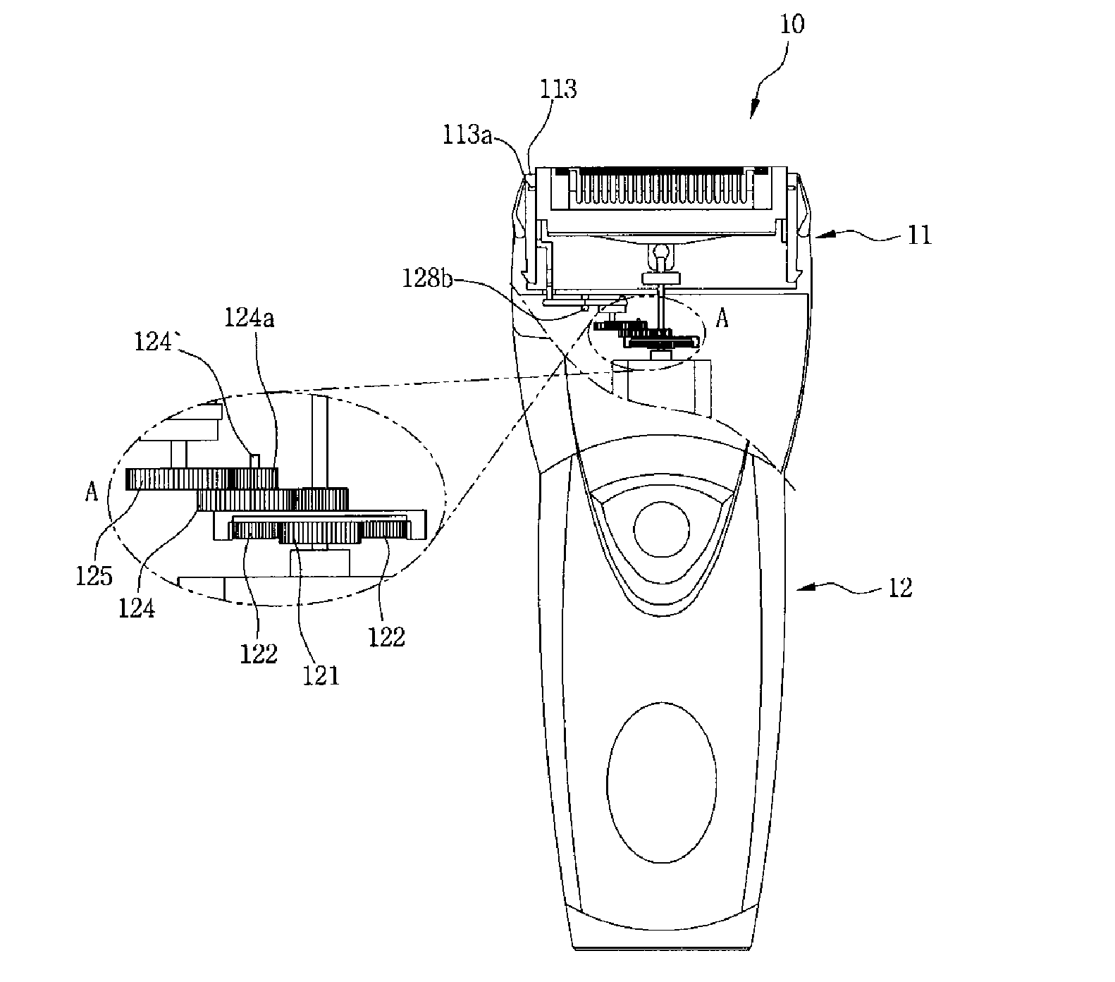 Net-Reciprocating Type Electric Razor