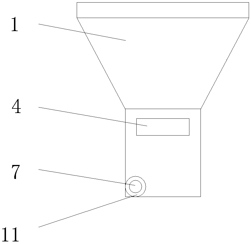 Quantitative feeding device with metering function