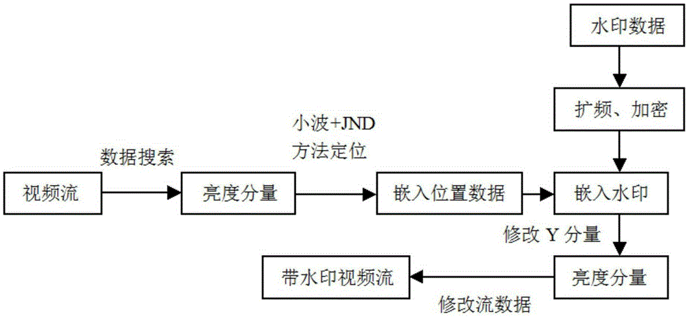 A video content protection method and apparatus based on watermarks