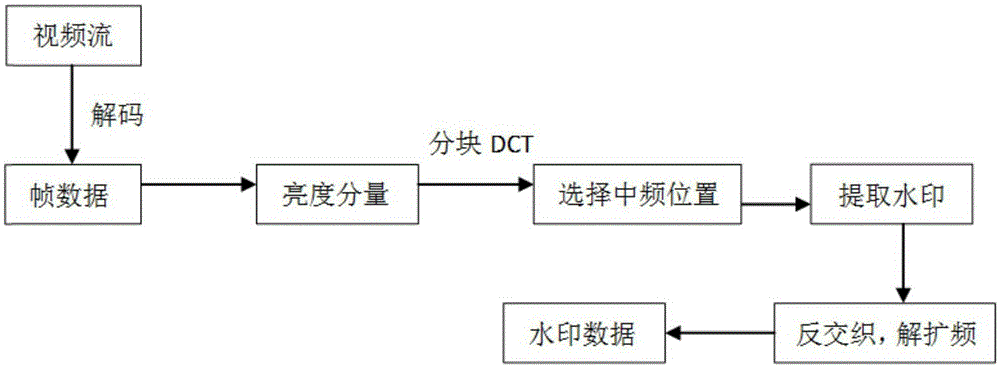 A video content protection method and apparatus based on watermarks