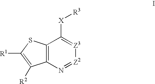 Heterobicyclic thiophene compounds and methods of use