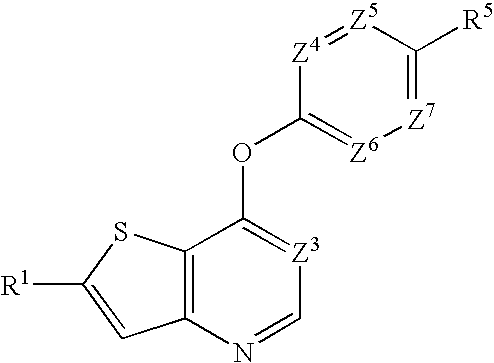 Heterobicyclic thiophene compounds and methods of use