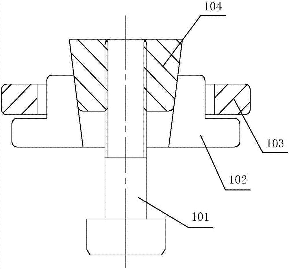 Clamping tool for pipeline experiment