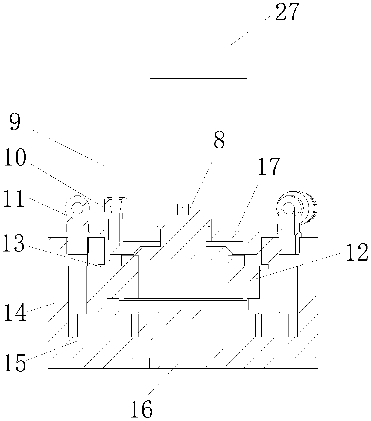 Cam loading type tapered roller bearing testing machine